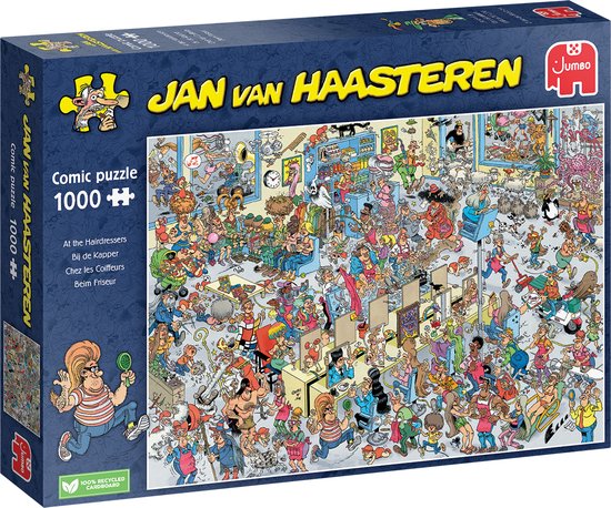 Jan van Haasteren Bij de Kapper - 1000 stukjes - Legpuzzel voor volwassenen