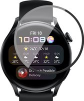 Screenprotector geschikt voor Huawei Watch 3 - PET Glasfolie Full Screen Protector