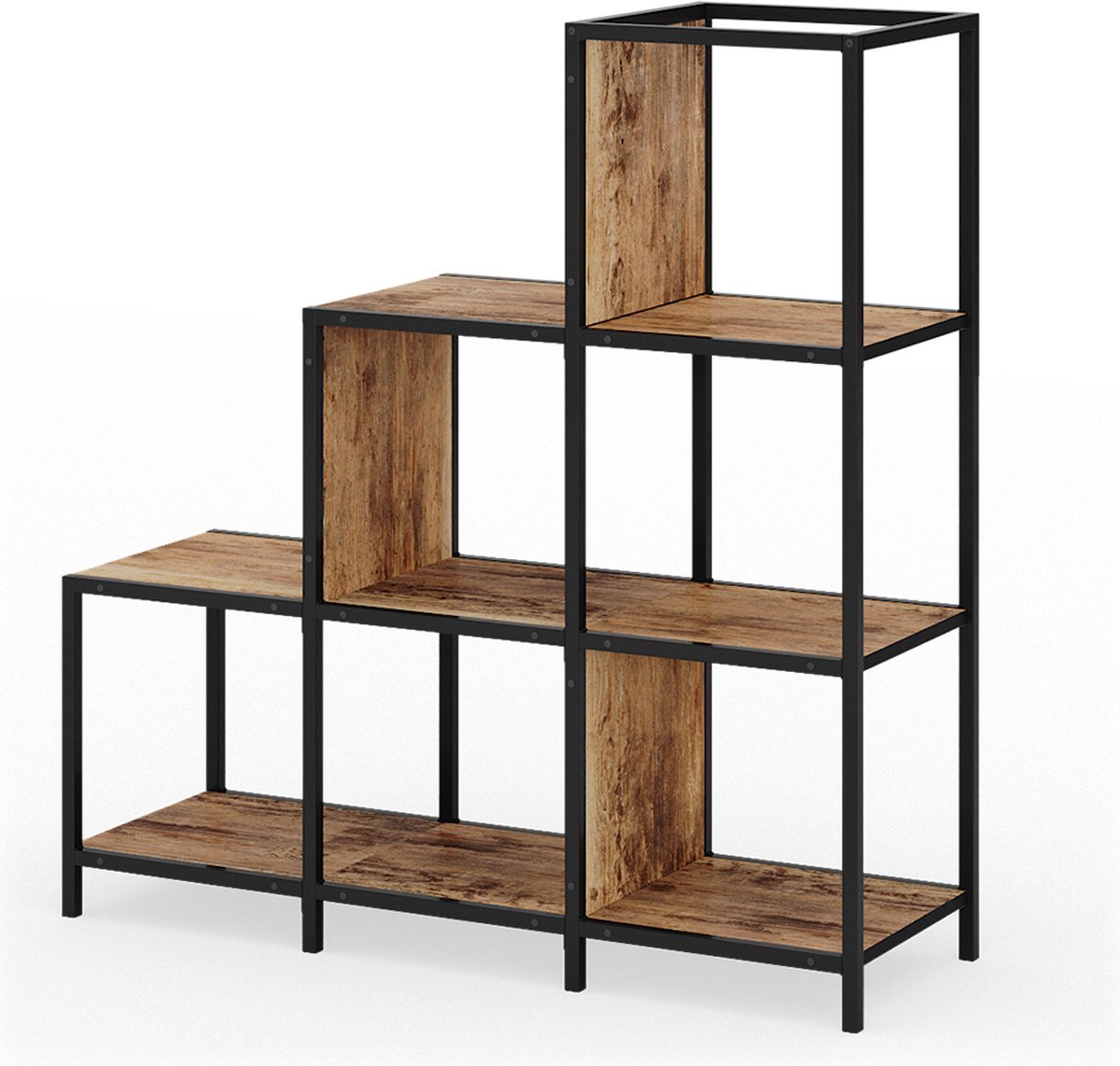 Vicco Fyrk Ruimteverdeler – 90 x 92 cm Antiek hout