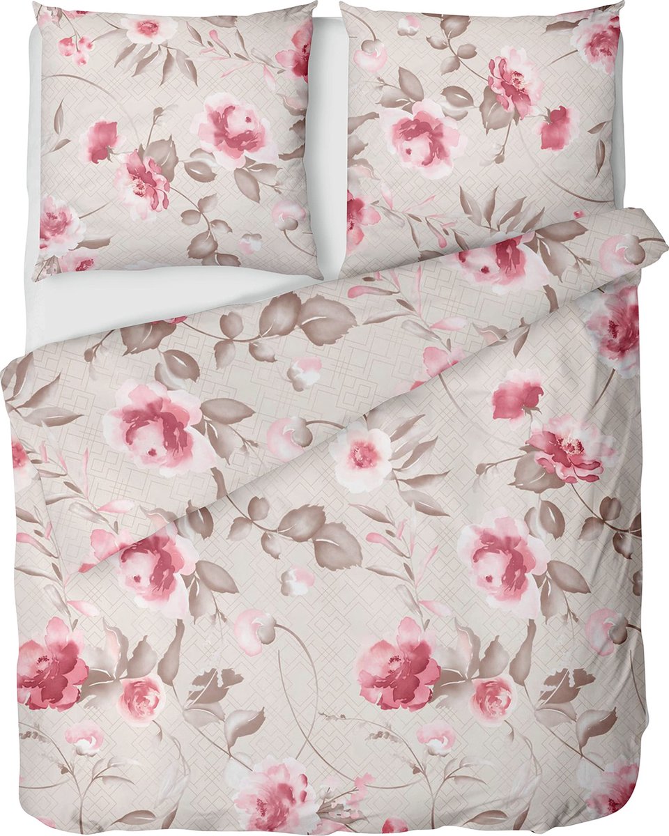 Goodivery ® Beddengoedset met Bloemenpatroon van Hoogwaardige Katoen voor Comfortabele Nachtelijke Rust