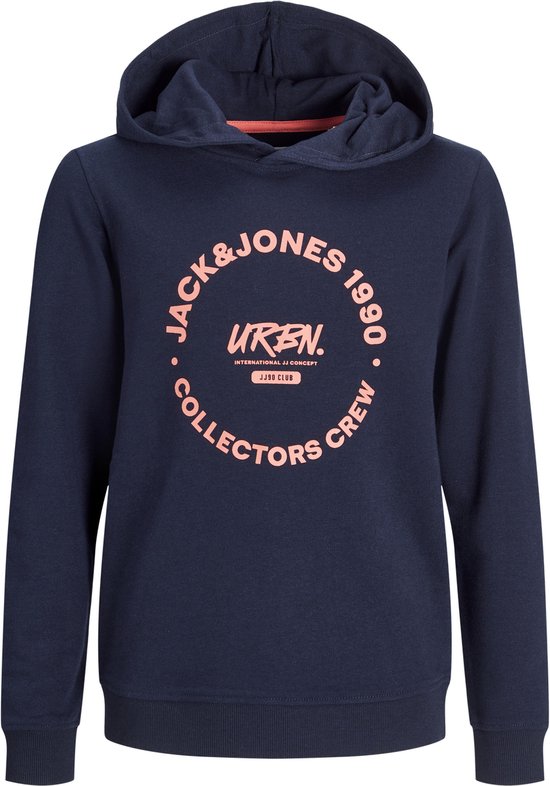 Sweat-shirt Jack & Jones Jcoinfinity Imprimé Dos - Coupe Ample, Manches Courtes, Pour Adolescent - Look Décontracté