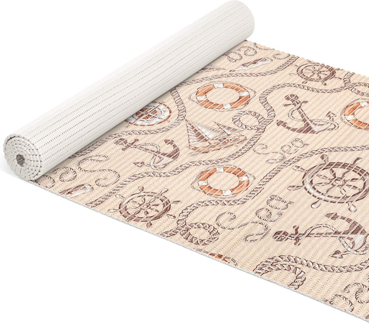 La'Moussawi ® Zachte Maritieme Antislip Badmat voor Badkamer en Terras 180 x 65 cm