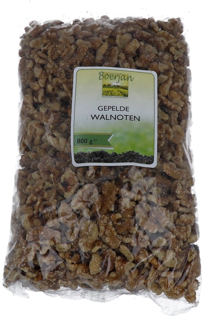 Boerjan Gepelde Walnoten 800GR