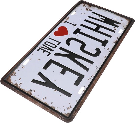 Vintage Metalen Tin Signs - Landschap Huis, Muur Art