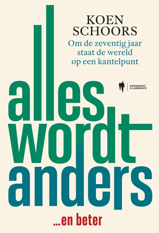 Alles wordt anders - cover