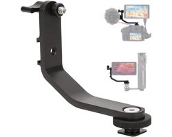 Aluminium Arm Schoen Mount - Camera Video Monitoren L Beugel voor FEELWORLD F5 F6 F6S S55 FW567 FW568 Camera Monitoren - Handige Bevestigingsoptie . Aluminium Arm Schoen Mount - Camera Video Monitoren L Beugel voor FEELWORLD F5 F6 F6S S55 FW567 FW568 Camera Monitoren - Handige Bevestigingsoptie .