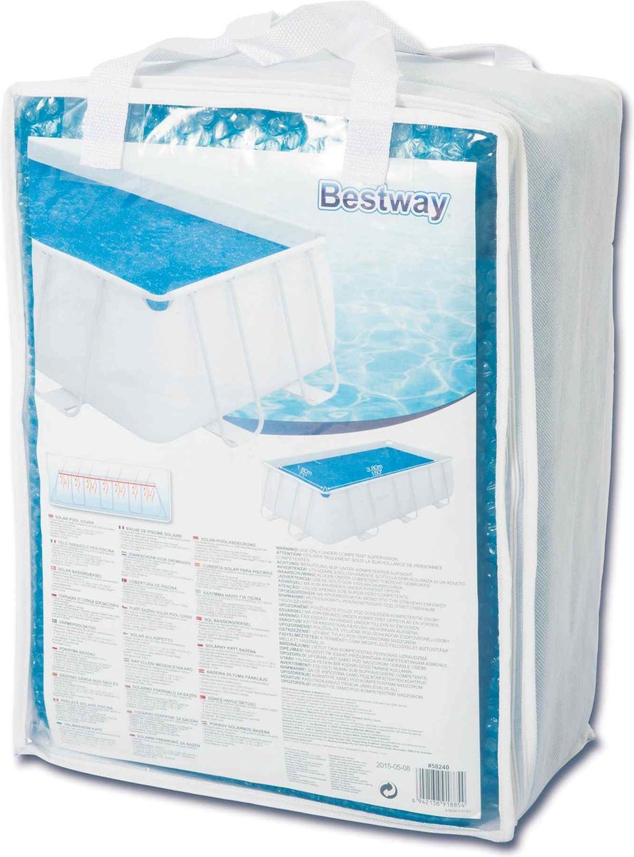 Bestway Solar afdekzeil rechthoekig - 400 x 200 cm