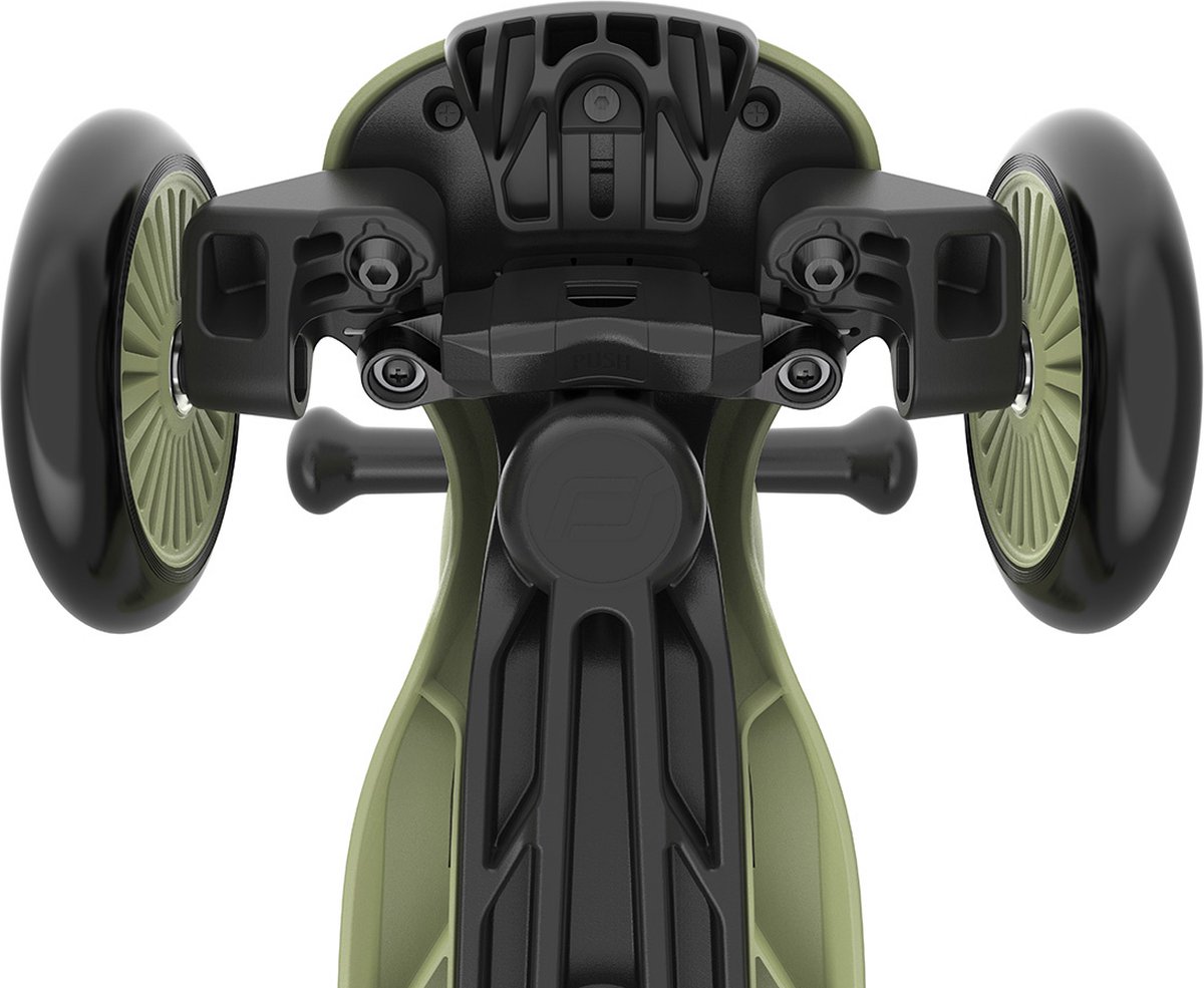 Scoot & Ride Highwaykick 1 – 2-in-1 Kinderstep – Loopfiets en Step in Één – Zonder Gereedschap Ombouwbaar – Veilig en Stabiel – Olijf — afbeelding 5