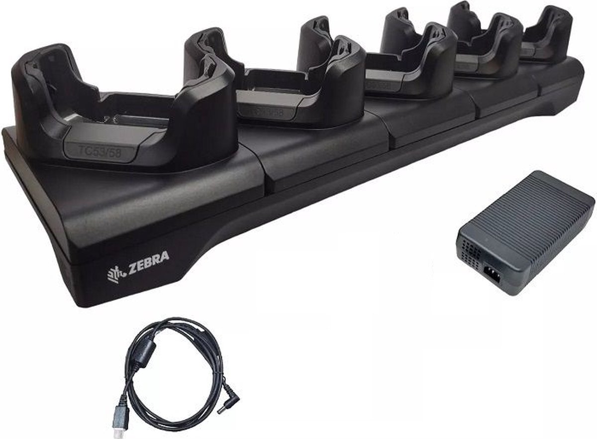 Zebra charging-/communication station, Ethernet, 5 slot
