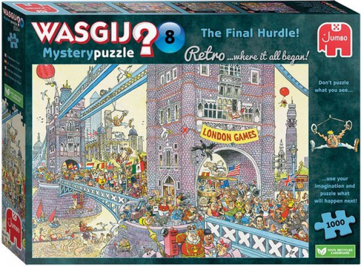 Wasgij Retro Mystery 8 - De Laatste Horde! - 1000 stukjes puzzel - Legpuzzel volwassenen