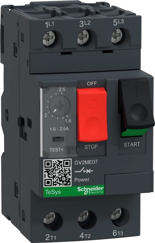 Disjoncteur de protection moteur Schneider Electric GV2ME07 GV2ME07 1 pc(s)