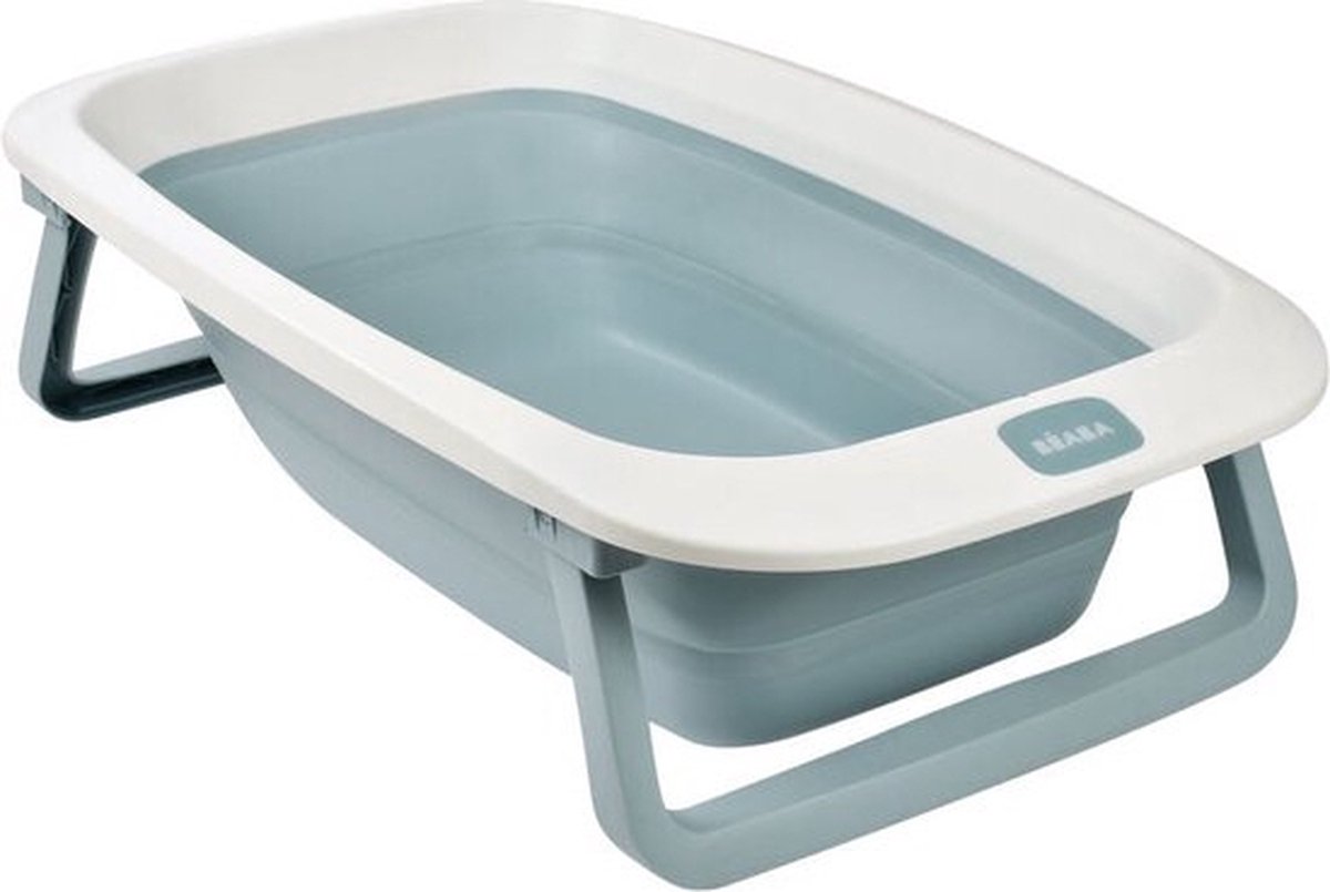 Goedkoopste Béaba Eazy Pop Opvouwbaar Babybadje - 29L - Compact & Lichtgewicht - Inclusief Afvoerkraan - Baltic Blue - Blauw