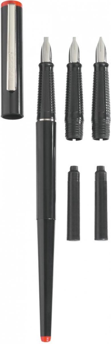 Herlitz Kalligrafiepen Set, 5 delig.