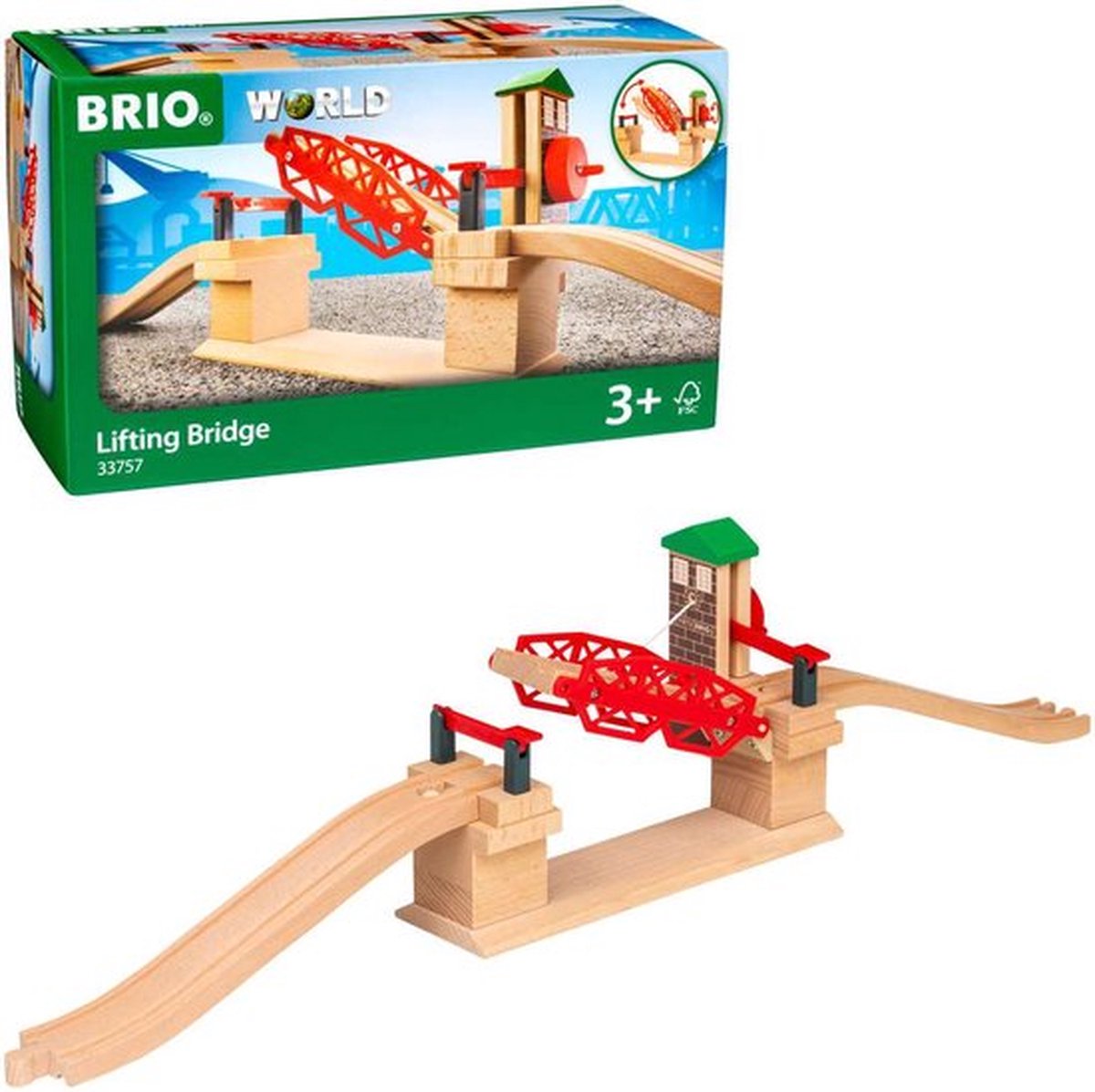 BRIO Ophaalbrug - Spoorweg speelgoed voor hand-oog coördinatie - 33757 — afbeelding 15