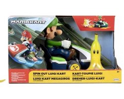 Mario Kart Mini Racer - Spin Out Luigi Kart
