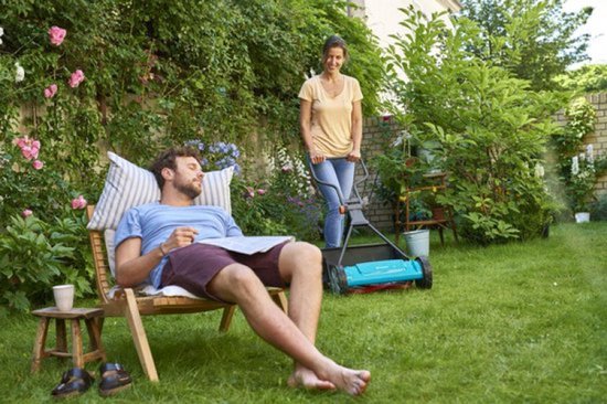 GARDENA Kooimesmaaier 400 - Grasmaaier - Maaibreedte 40 cm - Gazons tot ca. 200m²