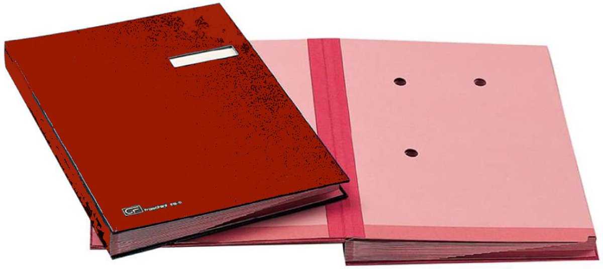 Fraschini 618-DR, Kunstleer, Rood, 18 vel, 240 mm, 340 mm, 1 stuk(s)