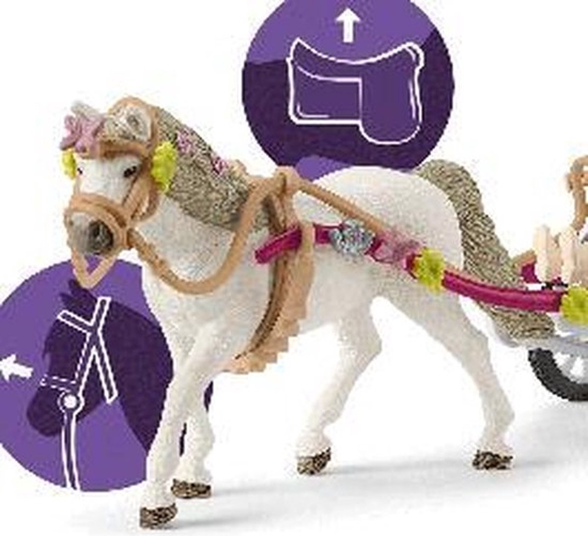 schleich HORSE CLUB Speelfigurenset - Koets voor paardenshow - Kinderspeelgoed voor Jongens en Meisjes - 5 tot 12 jaar - 33 Onderdelen - 42467 — afbeelding 19
