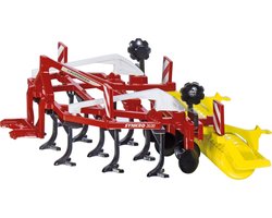 SIKU 2067, Pöttinger Synkro Grubber, Cultivator, schaal 1:32, metaal/kunststof, rood