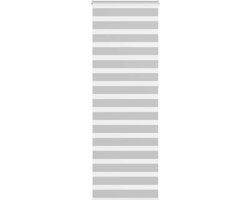 vidaXL - Zebra - rolgordijn - 90x230 - cm - stofbreedte - 85,9 - cm - lichtgrijs