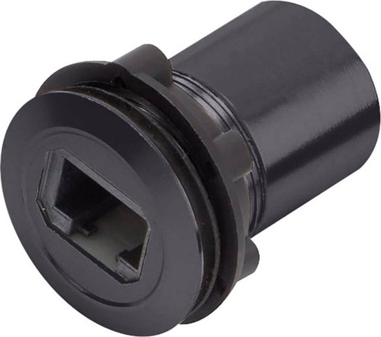 10 stuks RJ45 stofpluggen voor LAN-netwerkaansluiting - zwart