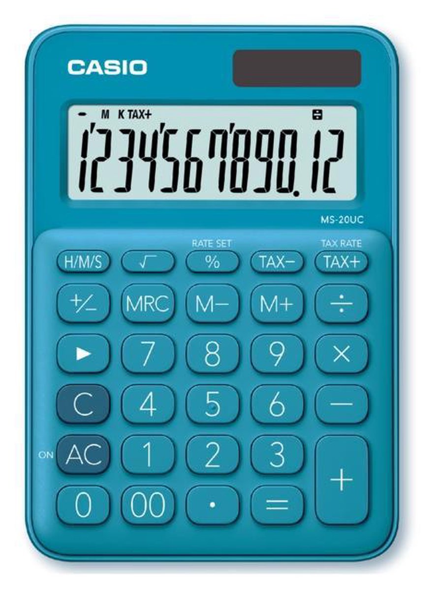 Rekenmachine Casio MS-20UC roze
