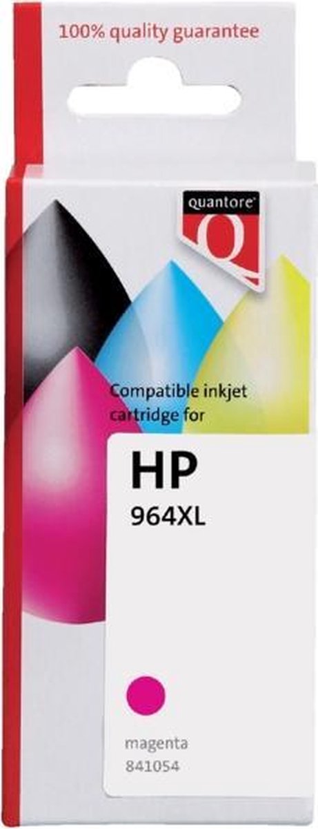 Inktcartridge quantore hp 364xl cb324ee hc rood | 1 stuk
