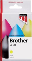 Inktcartridge Quantore alternatief tbv Brother LC-123 geel