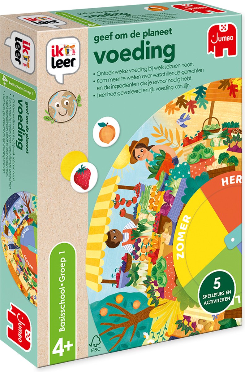 Jumbo - Ik Leer - Geef Om De Planeet - Voeding - Educatief Spel - Vanaf 4 jaar