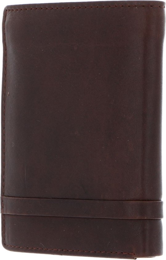 bruno banani Cuir Porte-monnaie Atlanta Flip Wallet Brown Brun