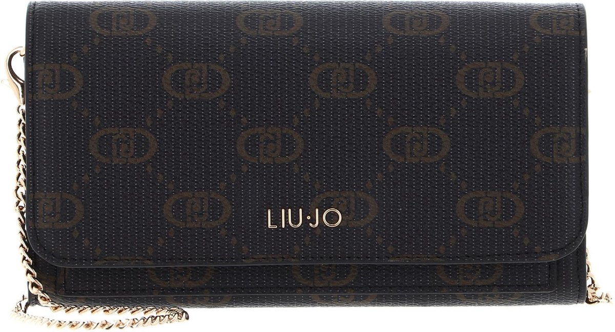 LIU JO Portemonnee Caliwen Bifold Wallet Mocha Donkerbruin