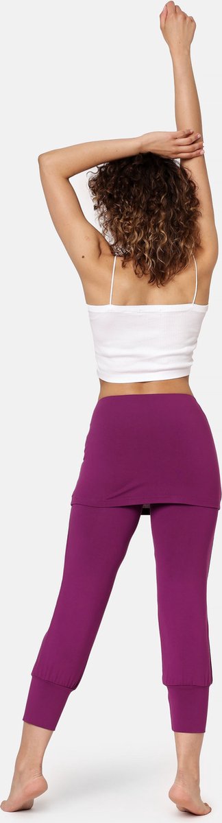 Bellivalini Dames Yogabroek - Sport - Vrijetijdsbroek - Lang - Viscose - Sportbroek - BLV-BLV50-276-YPS - Fuchsia - S — afbeelding 5