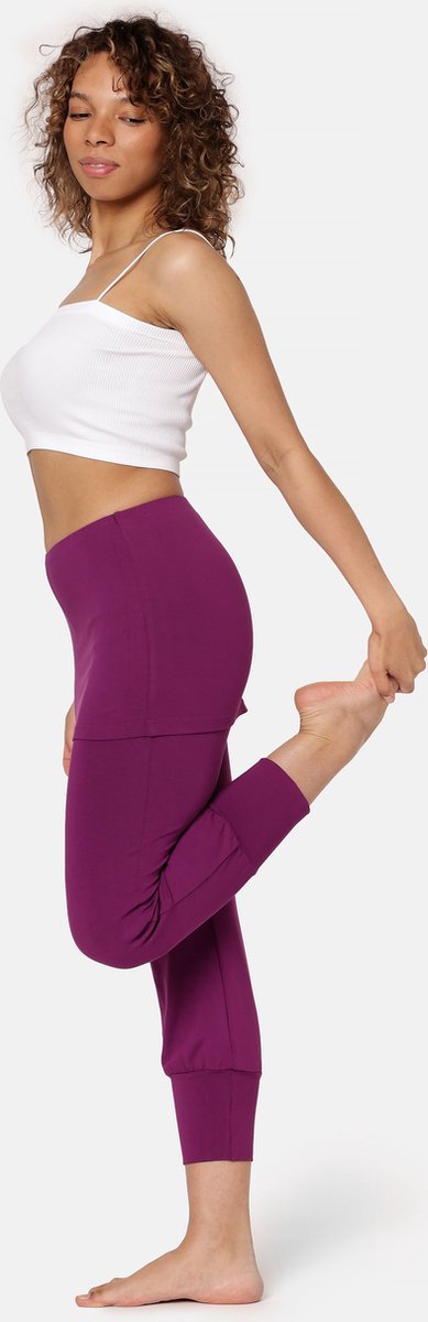 Bellivalini Dames Yogabroek - Sport - Vrijetijdsbroek - Lang - Viscose - Sportbroek - BLV-BLV50-276-YPS - Fuchsia - S — afbeelding 3