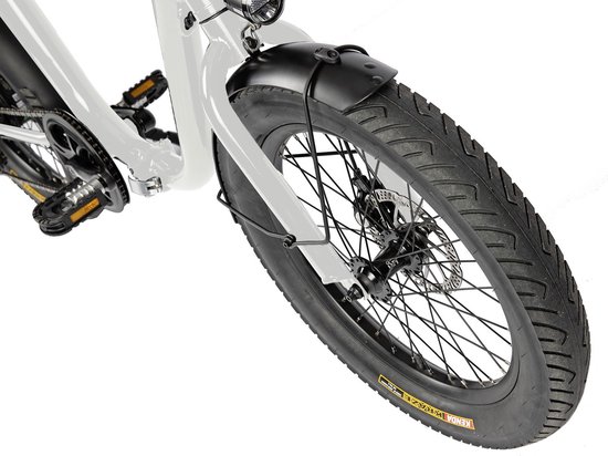 Carratt Bari vouw-ebike 10.4Ah 7sp 20x3 inch White van Carratt — afbeelding 5