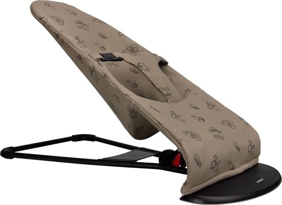 BabyBjörn hoes Balance Soft/Bliss | Beige wafelstof