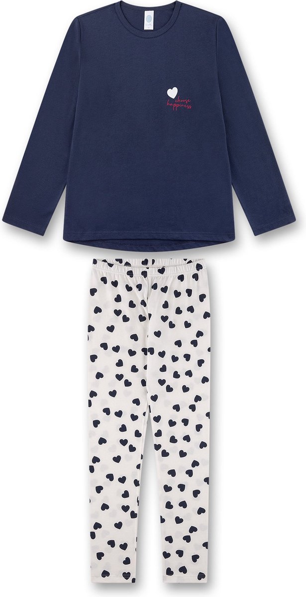 Sanetta Pyjama 152 Blauw/Beige