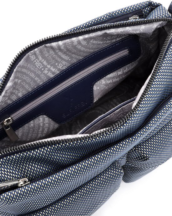 SURI FREY Sac à épaule bandoulière Sac à épaule Suri Sports Marry Handbag With Zipper Blue Bleu