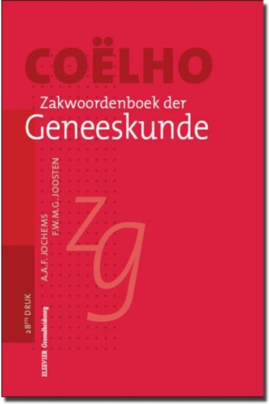 Zakwoordenboek der Geneeskunde / druk 28 - cover