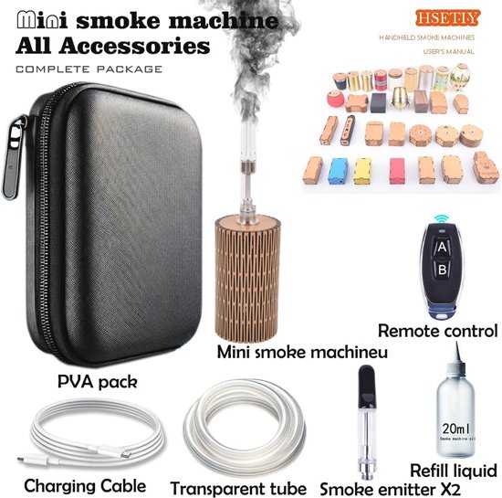 Yiduomile Máquina De Humo Metálica, Mini Máquina De Humo | Envío gratis