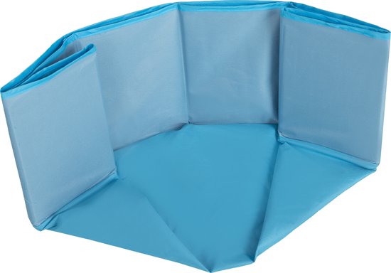Selonis Opvouwbaar ballenbad voor kinderen 100 ballen 6cm - 80x23cm - Speelbad - Ballenbak kinderen rond - Kunststof ballen - Blauw: Wit Grijs Mint van Selonis — afbeelding 3