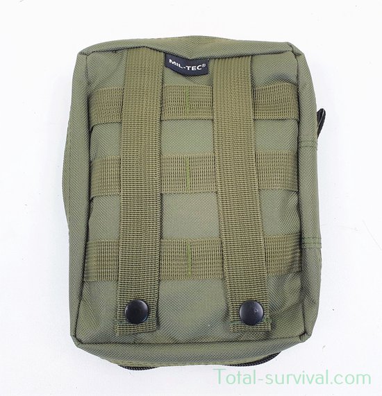 Mil-tec First Aid medic bag Molle 48-delig assortiment, olijfgroen