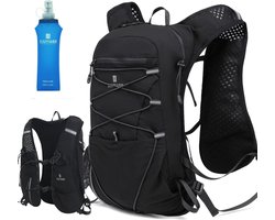 Multifunctionele Camping Rugzak met 1 * 470ML Water Fles - Trail Running Vest voor Fietsen, Outdoor Sport en Marathon