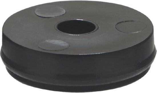 LouMaxx Meubelglijders van kunststof, afstandhouders, 50 x 14 x 5 mm, kunststof, vastschroeven, in praktische meervoudige verpakking, set van 20 mini-meubelpoten, zwart, inclusief schroeven
