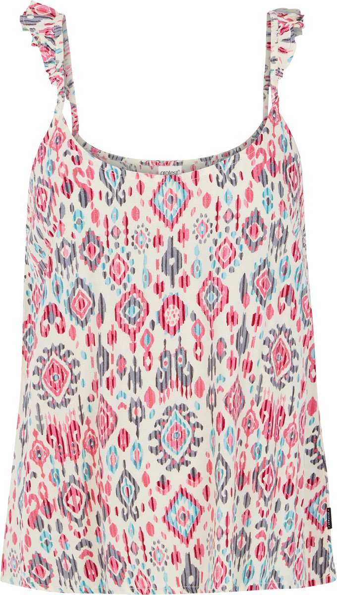 Protest Prtkathie – Spaghetti top Dames – Brede banden – Verstelbare bandjes Canvasoffwhite