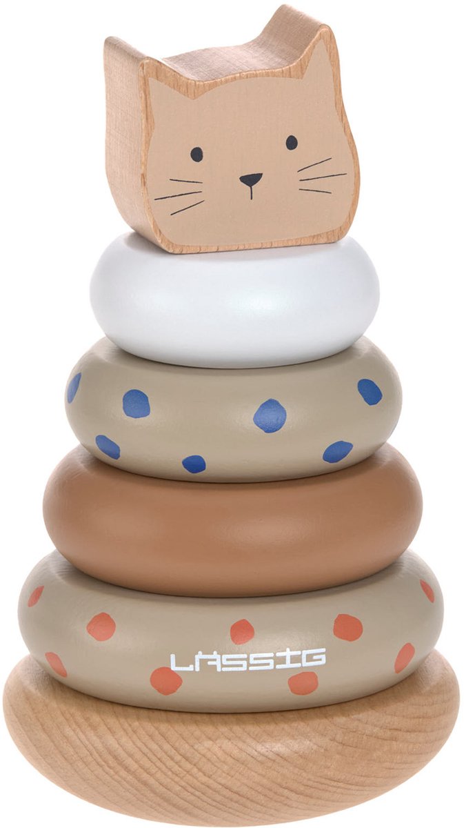Lässig Little Mateys Stacking Ring Tower - Wood