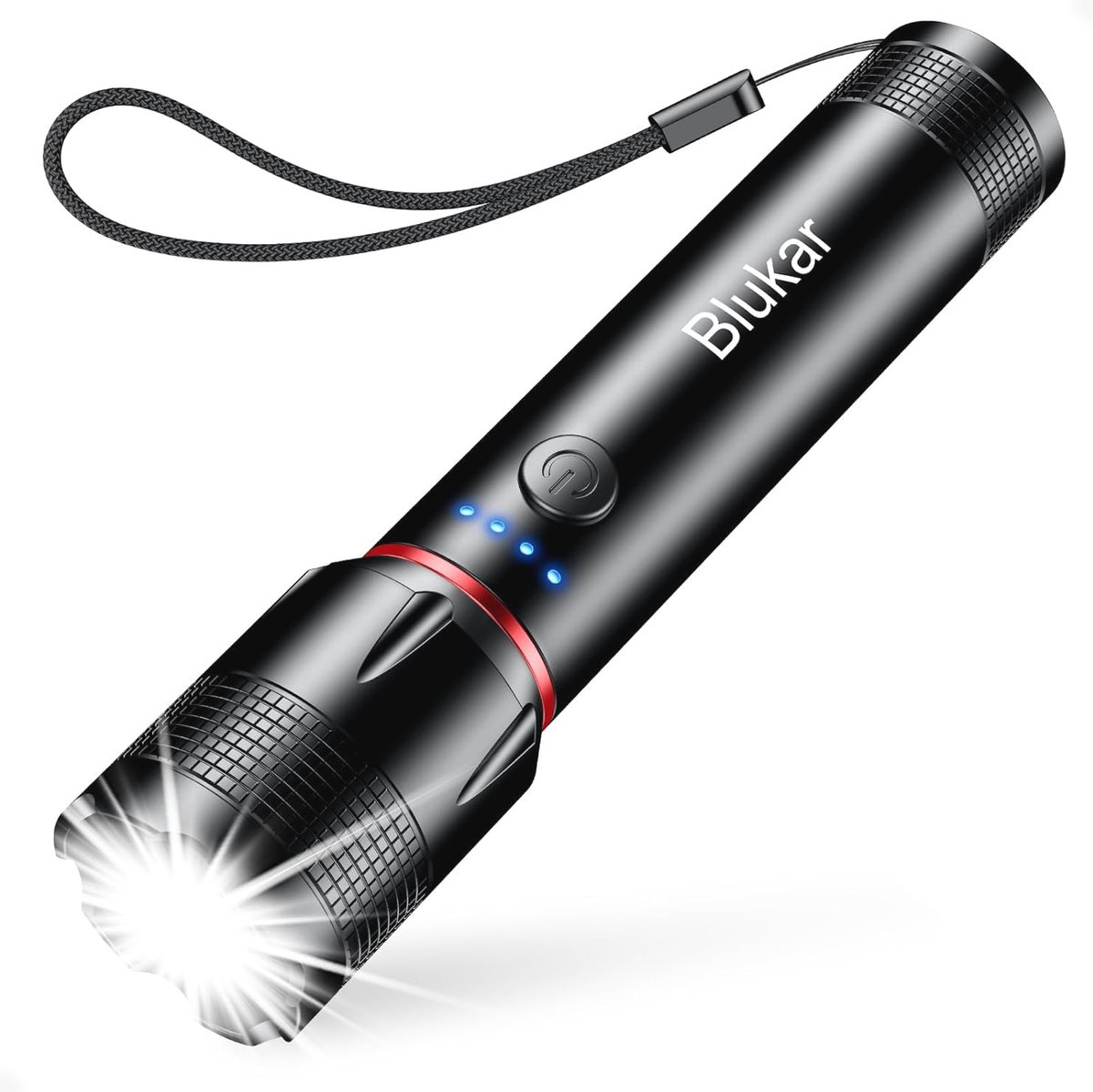Oplaadbare Led-Zaklamp 2000 Lumen - Waterdichte Mini-Zaklamp met Zoombare Functie en 5 Modi