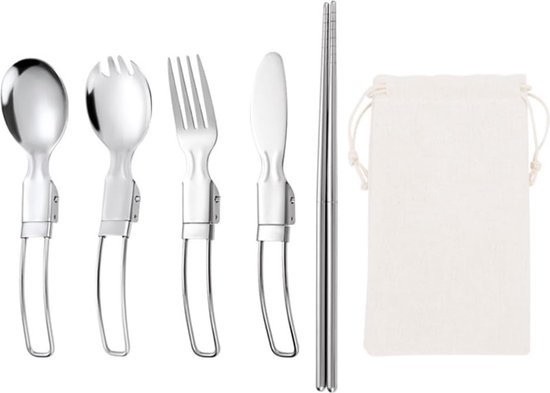 Opinel Outdoor bestekset 4-Delig 'Picnic Plus Opinel Outdoor bestekset 4-Delig 'Picnic Plus