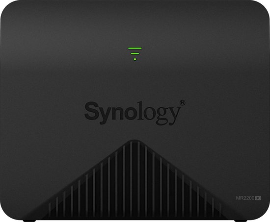 Synology MR2200AC draadloze router Dual-band (2.4 GHz / 5 GHz) Gigabit Ethernet 3G 4G Zwart