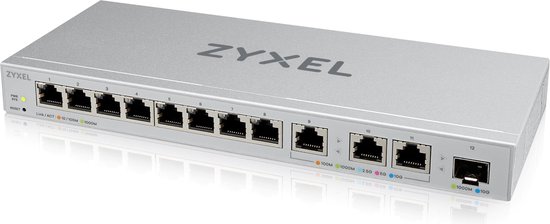 Zyxel XGS1250-12 Managed L2 10G Ethernet (100/1000/10000) Grijs