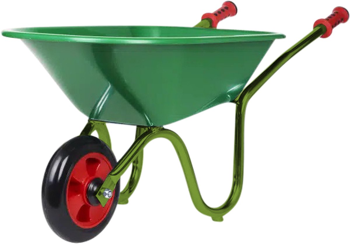 Okido Kinderkruiwagen met kunststof bak Groen